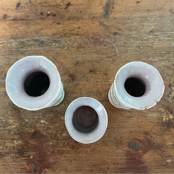 Set of 3 Minimal Boho Mini Vases - Picture 4 of 6